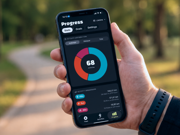 iSard - GPS Run and Hike Tracker app